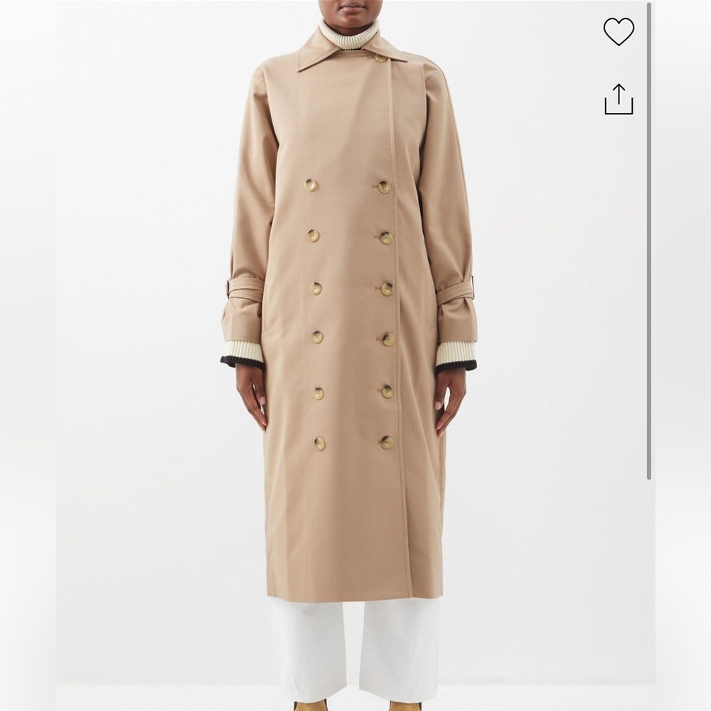 Toteme double breasted trench coat